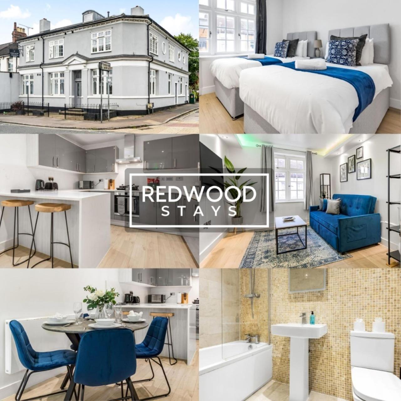 1 Bed 1 Bath Town Center Apartments For Corporates & Contractors, Wifi, Netflix And Parking On Selected Units By Redwood Stays Алдършот Екстериор снимка