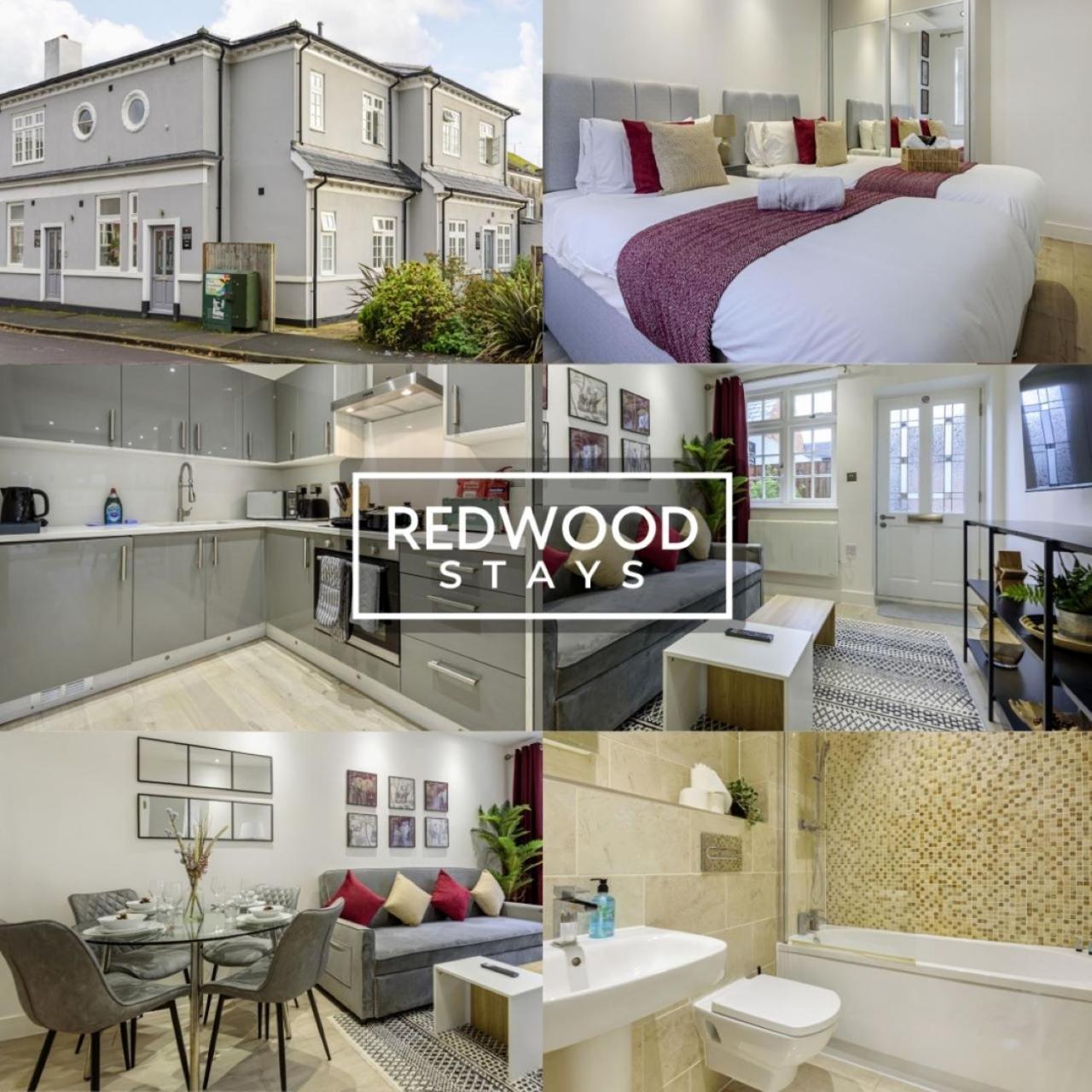 1 Bed 1 Bath Town Center Apartments For Corporates & Contractors, Wifi, Netflix And Parking On Selected Units By Redwood Stays Алдършот Екстериор снимка