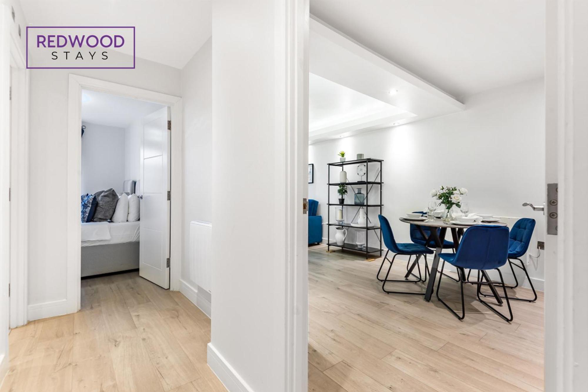 1 Bed 1 Bath Town Center Apartments For Corporates & Contractors, Wifi, Netflix And Parking On Selected Units By Redwood Stays Алдършот Екстериор снимка